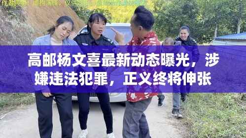 高邮杨文喜最新动态曝光，涉嫌违法犯罪，正义终将伸张